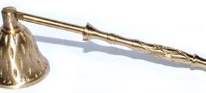 Brass Renaissance candle snuffer