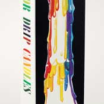 (set of 2) Mutli-Color Drip candles