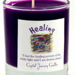 Healing soy votive candle