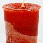 House Warming Herbal votive - red brown