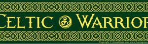 Celtic Warrior bumper sticker