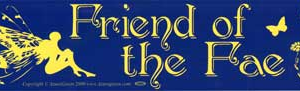 Friend of the Fae bumper sticker
