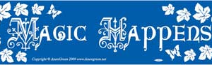 Magic Happens bumper sticker