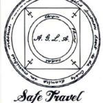 Safe Travel bumper sticker