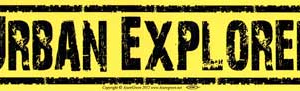 Urban Explorer bumper sticker
