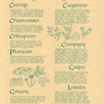9 Herbs poster