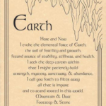 Earth Evocation poster