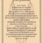 Fox Prayer poster