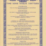 Nine Noble Virtues poster