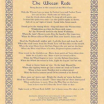 Wiccan Rede(long poem) poster