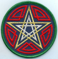 Celtic Pentagram patch 3 in.