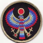 Horus sew-on patch 3 in.