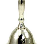 Altar Bell with Triple Moon Design 2 1/2 in.