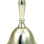 Unadorned altar bell 2 1/2 in.