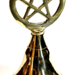 4 in. Pentagram brass bell