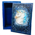 3 3/4 in.x 5 1/2 in. Unicorn tarot box