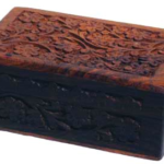 Handcrafted Box with Floral Design 4 in. x 6 in.