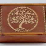 5 in.x7 in. acacia wood Tree