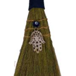 9 in. Broom Evil Eye Fatima Hand