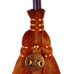 9 1/2 in. Celtic Triple Goddess broom