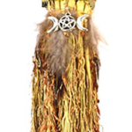 10 in. Triple Moon Crystal broom