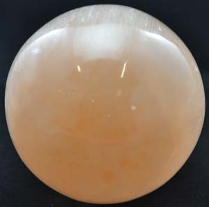 2  in. - 3 in. Orange Selenite gazing ball