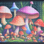 17 5/8 in. x  19 1/2 in. Mushroom doormat