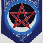 Pentacle Moon Pennant 18 in. x 16 in.