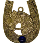 3 1/4 in.  x 4 in. Horse Shoe brass