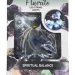 6.5 ft LED light string Spiritual Balance (fluorite)