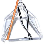 7 in. glass Singing pyramid