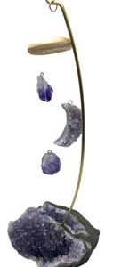 9 in. Amethyst table chime