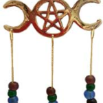 Triple Moon wind chime