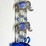 Elephants Evil Eye wall hanging