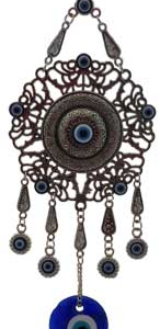 Flower Evil Eye wall hanging