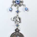 Elephant Evil Eye wall hanging