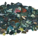 1 lb Bloodstone tumbled chips 3-5mm