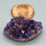 1 in. Amethyst Marquise druse cabochon