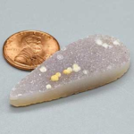 2 in. Amethyst Tear druse cabochon