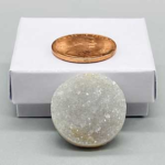 1 in. Amethyst Circle druse cabochon