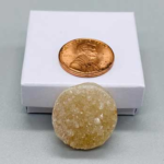 1 in. Amethyst Circle druse cabochon