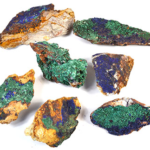 ~3- 5lb Flat of Azurite specimen