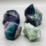 ~7lb Flat of Fluorite, polished top