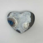 medium Heart Puffed Druze Agate