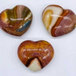 1 1/4 in. Jasper, Polychrome heart