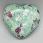 3 in. Ruby Zoisite heart