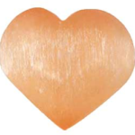 2 3/4 Orange Selenite heart