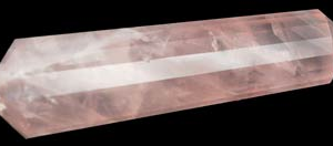 Double Terminated Rose Quartz Point  2 in.