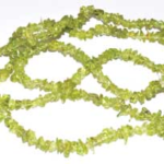 32 in. Peridot chip necklace