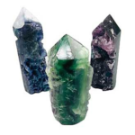 .7-1.2lb Fluorite, natural 1 side obelisk